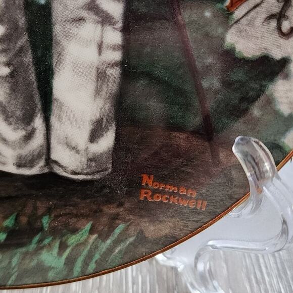 NORMAN ROCKWALL Looking Out to Sea Royal Eaton 1982 Vintage‎ Collectible Plate - Picture 6 of 9